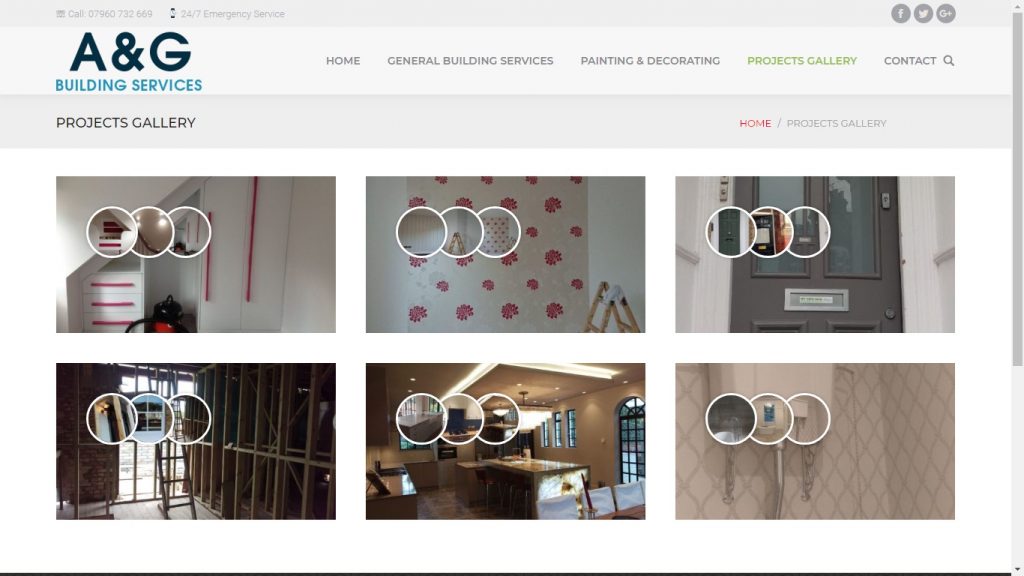 Projects Gallery – Web design Luton