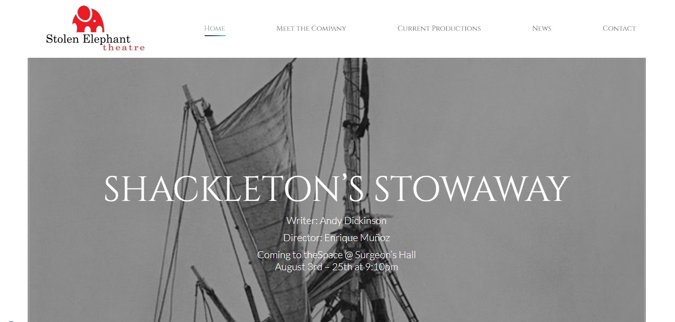 Stolen Elephant Theatre – Web design London