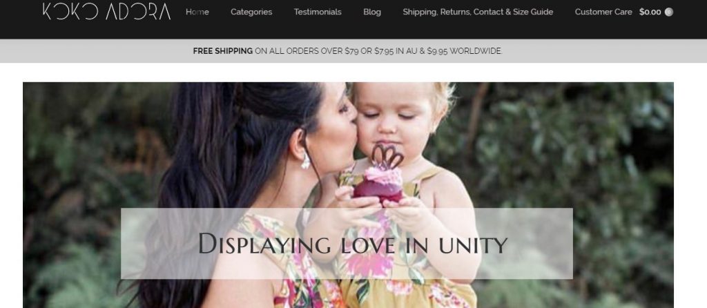 Family matching outfits  – Website design London