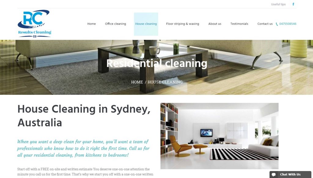 Residential house cleaning – Web Design Luton