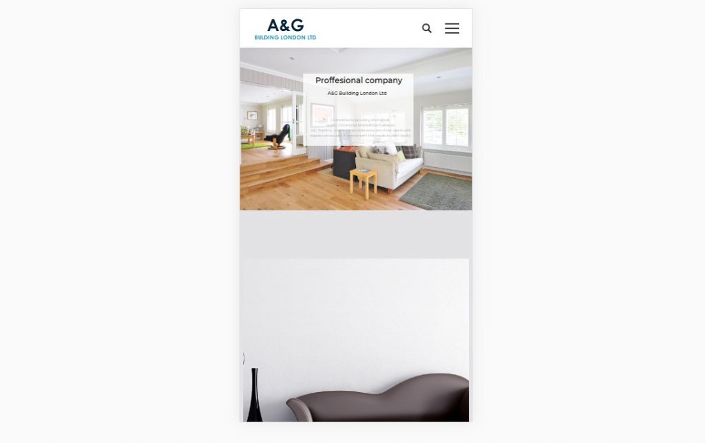 Construction website – mobile – Web design company London