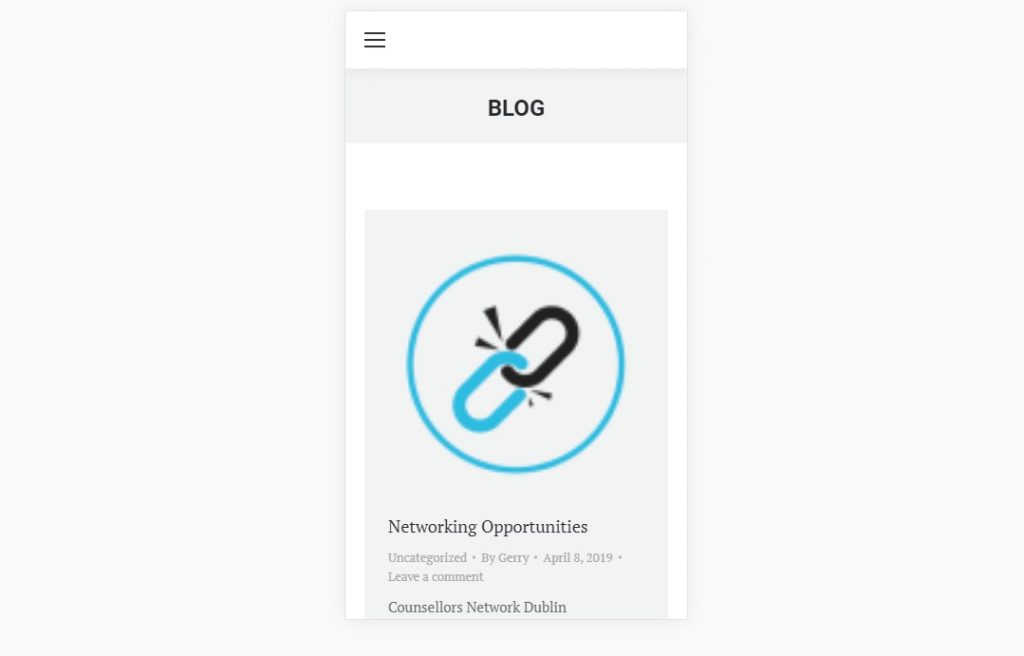 Mobile page – blog – Psychologist – Web design agency London