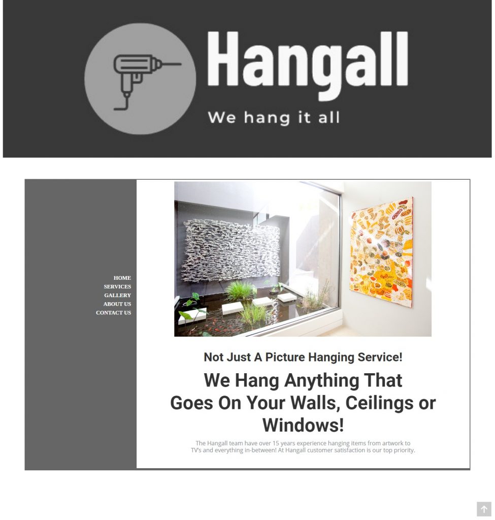 Picture hanging services – Web design Luton