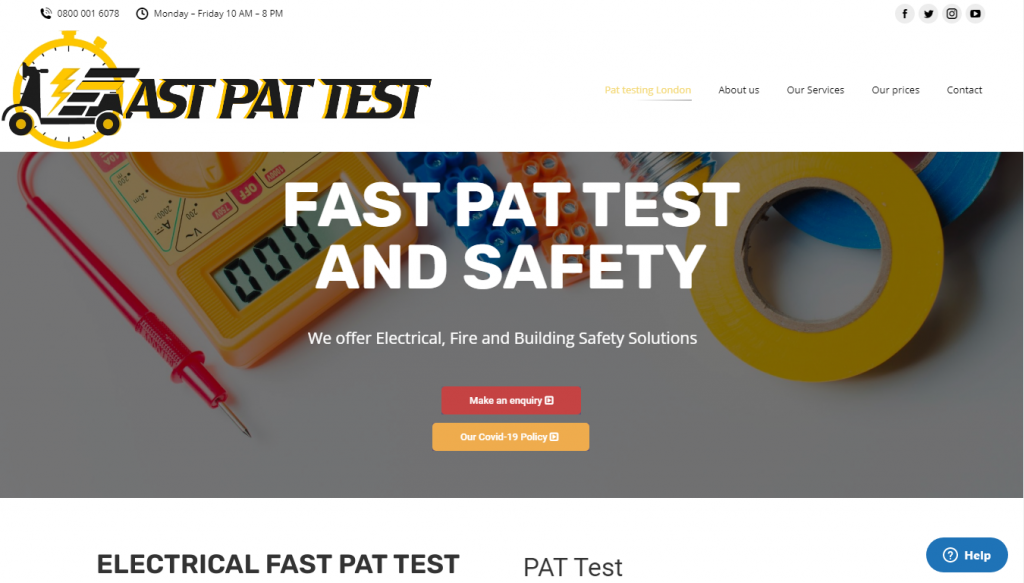 Web design for electricians – Web design London