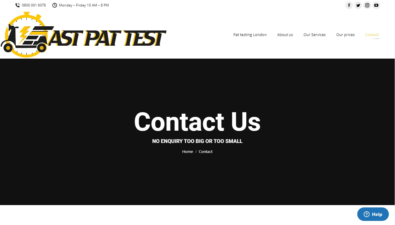 Pat testing central london – Web design company London