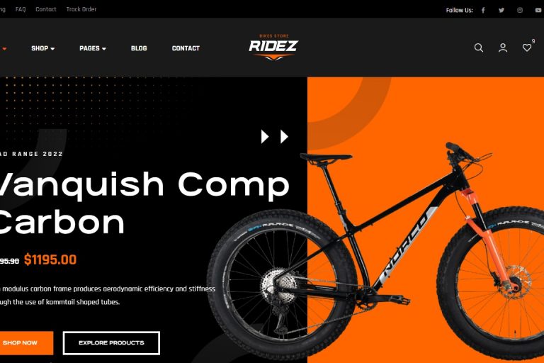 3 Bike shop Wordpress design York