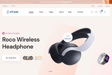 Ecommerce web design agency header