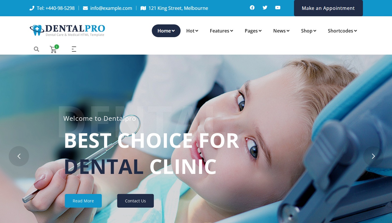 Dental Website design