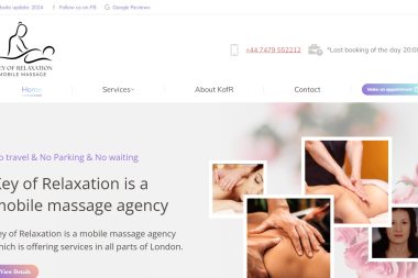 Mobile massage London Service