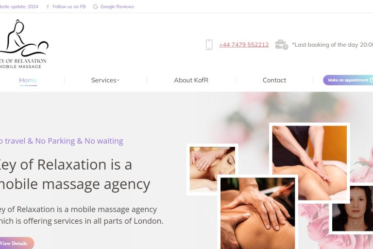 Mobile massage London Service